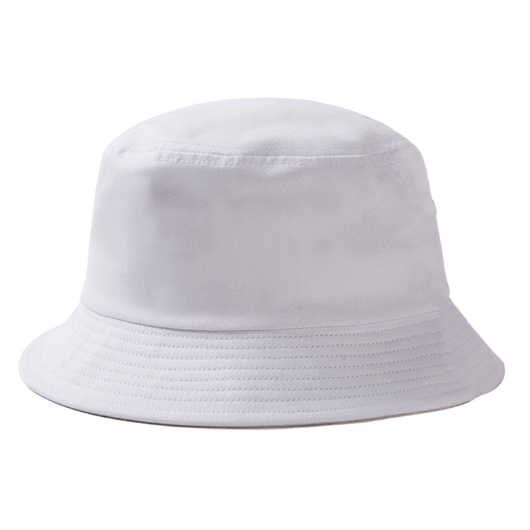 custom bucket hat embroidery print picture logo no minimum fisherman white