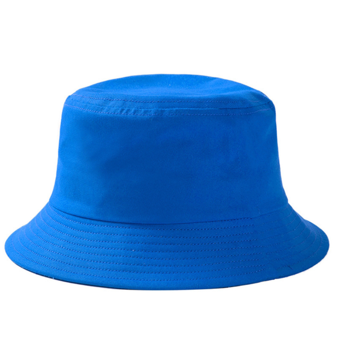 custom bucket hat embroidery print picture logo no minimum fisherman blue