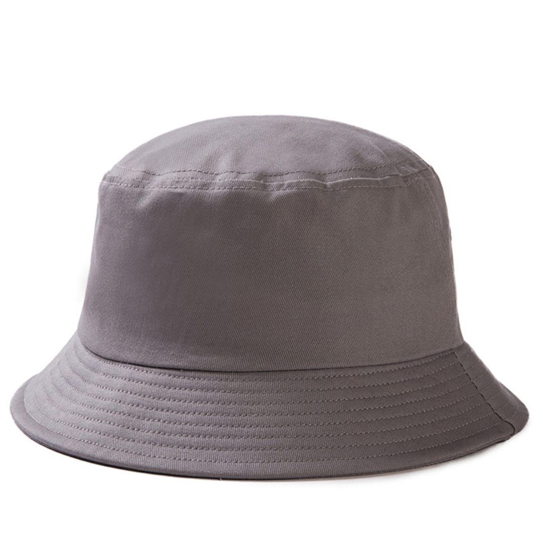 custom bucket hat embroidery print picture logo no minimum fisherman gray