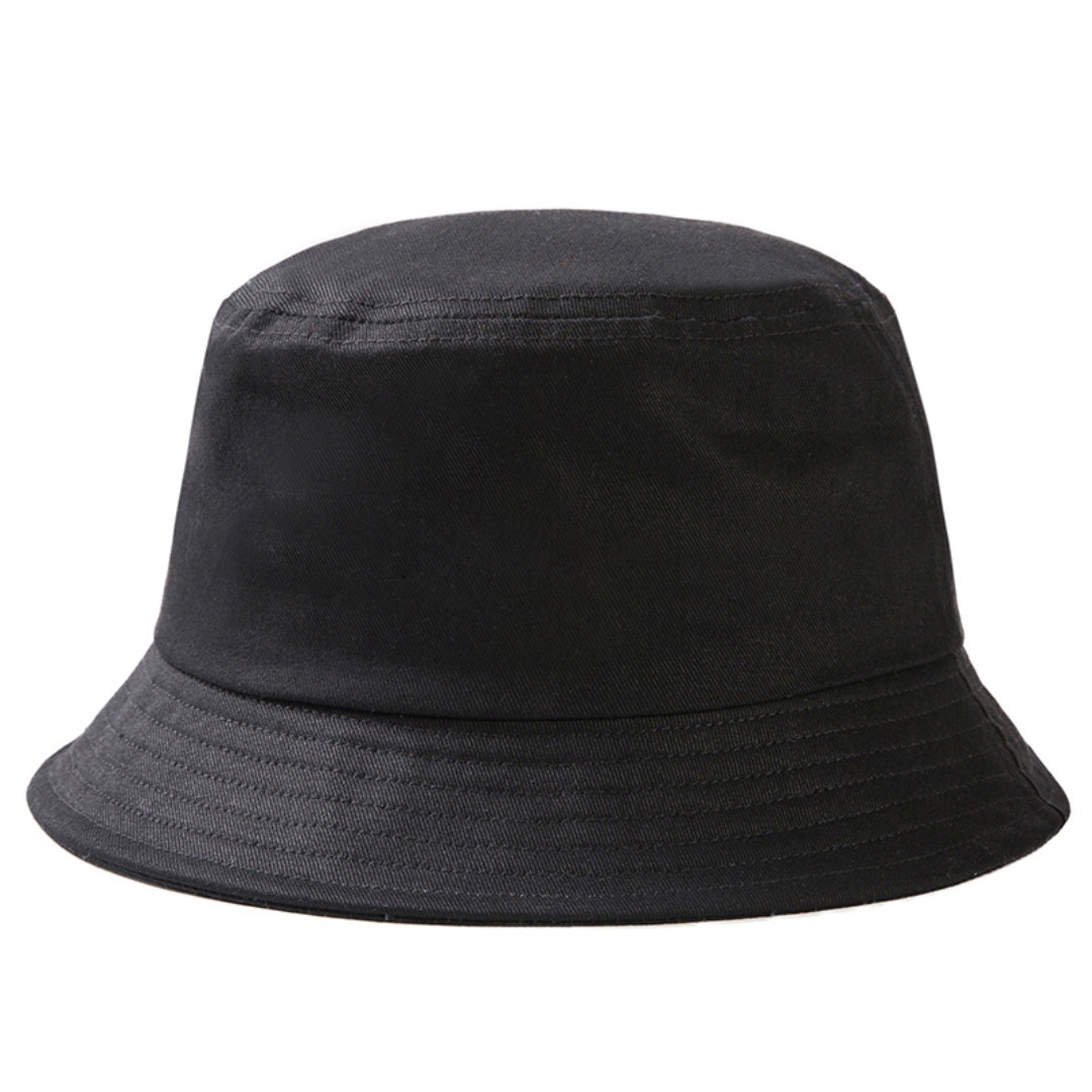 custom bucket hat embroidery print picture logo no minimum fisherman black