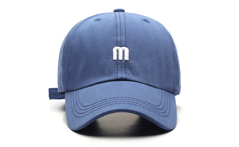 baseball caps with letter m