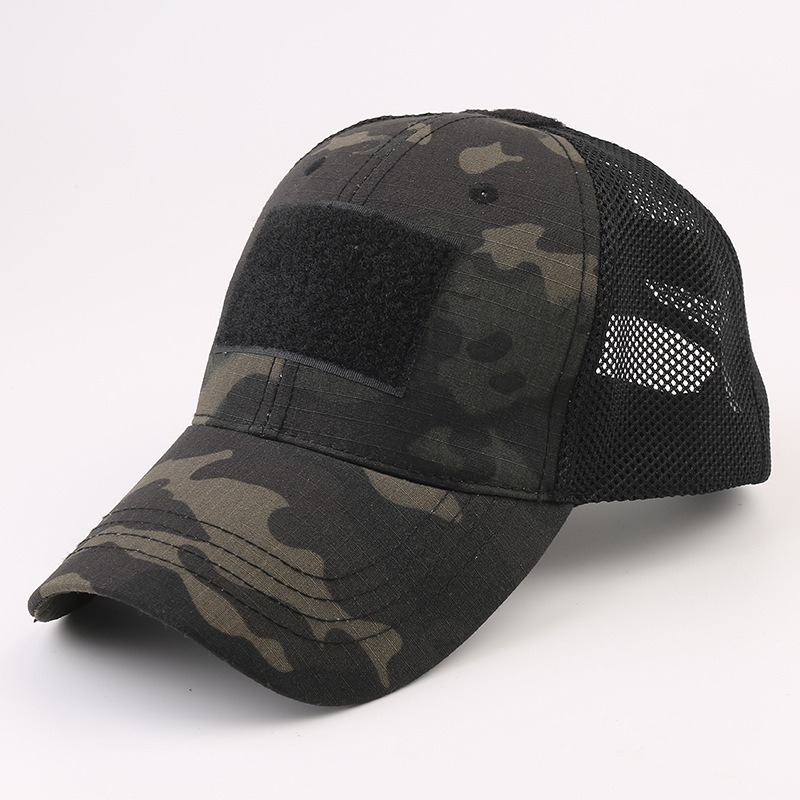 Black CP mesh tactical baseball cap wholesale patch hats