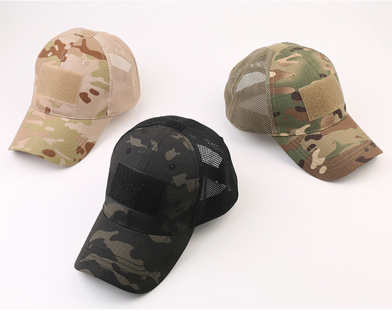 mesh tactical baseball cap wholesale patch hats