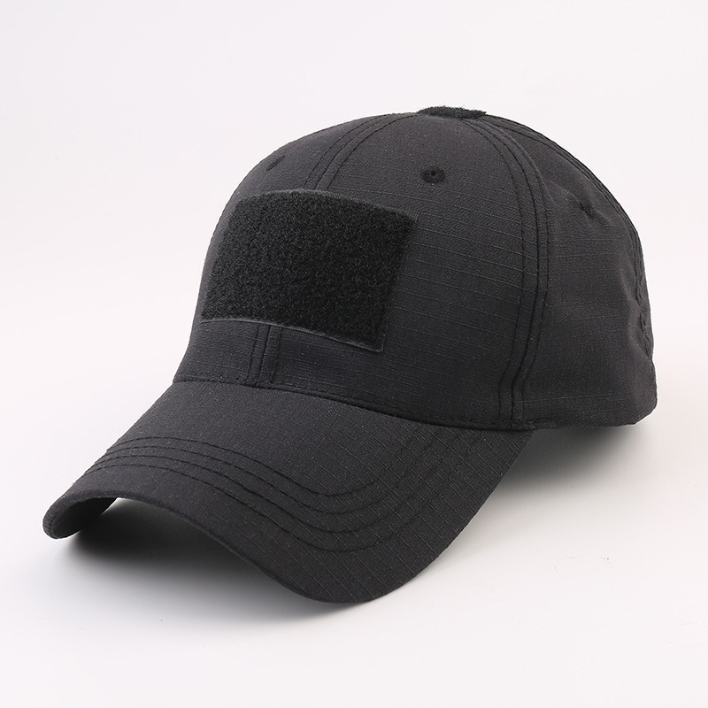 Black tactical operator patch hat wholesale military