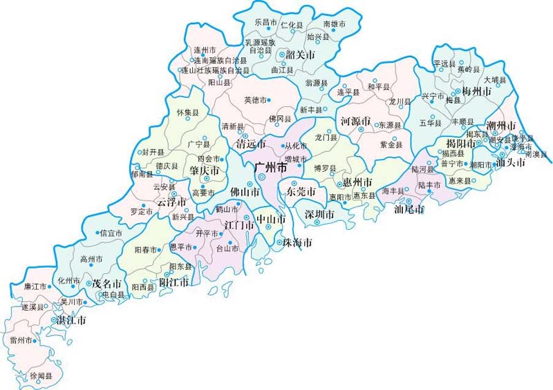 广东省地图灿头市多少公里