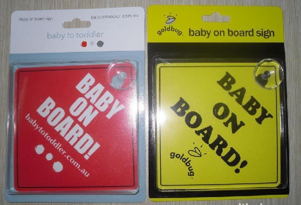 custom baby on board sign, car window sign wholesale