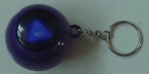 custom magic 8 ball keychain