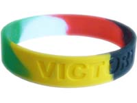 Debossed Silicone Bracelets