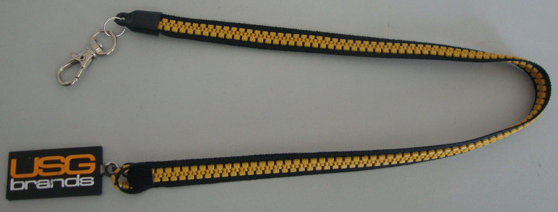 custom zipper lanyards