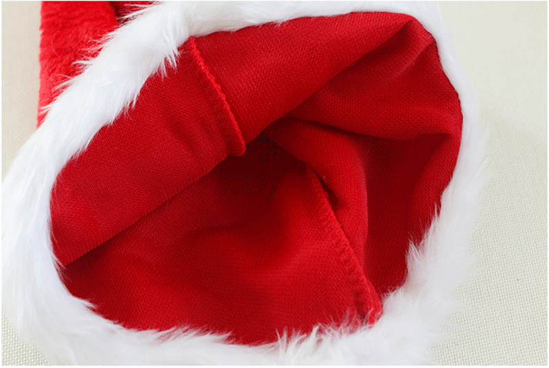Luxury thickened long plush santa hat xmas Luxury thickened long plush santa hat xmas