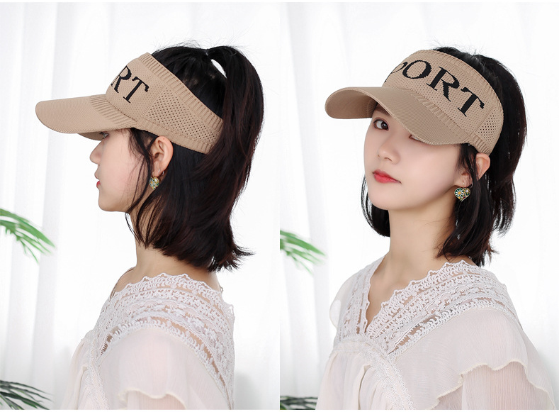 knit sun visor cap for women fashion hat knit sun visor cap for women fashion hat