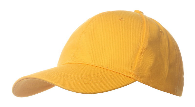 yellow baseball cap
