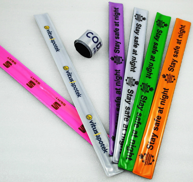 night safety reflective snap bracelet night safety reflective snap bracelet