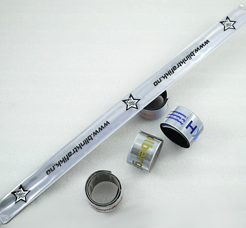 night safety reflective snap bracelet night safety reflective snap bracelet