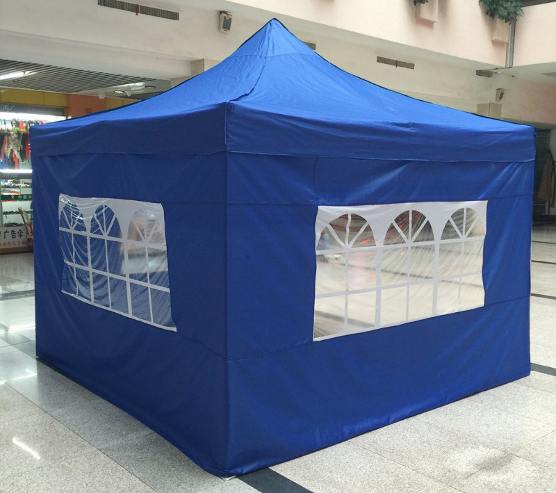 Custom pop up tent with 3 side walls Custom pop up tent with 3 side walls