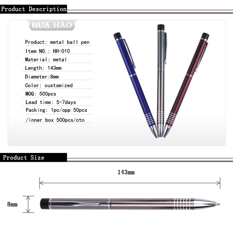 Metal Ballpoint pen Metal Ballpoint pen