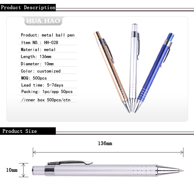 Metal Ballpoint pen Metal Ballpoint pen