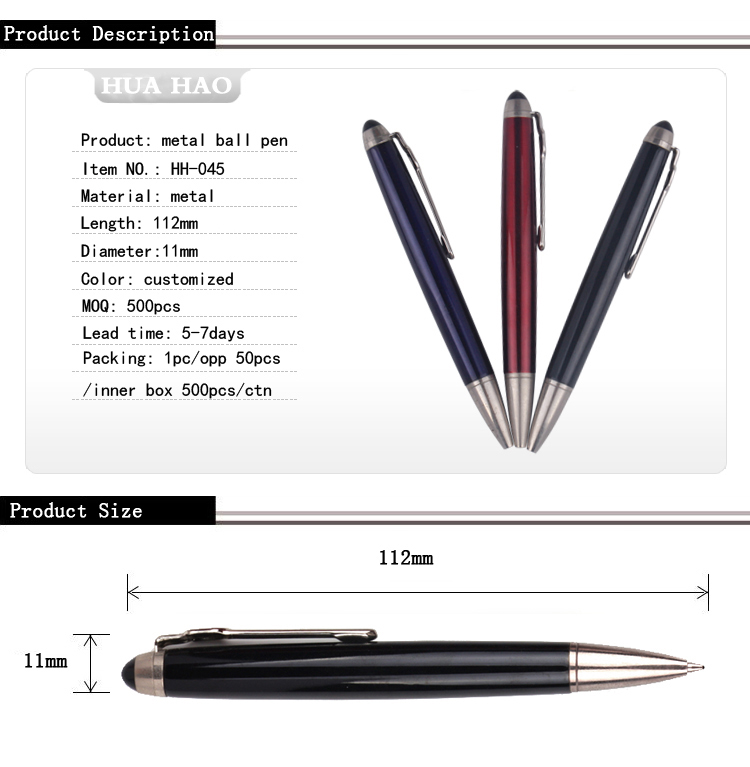 Stylus metal ballpoint pen Stylus metal ballpoint pen