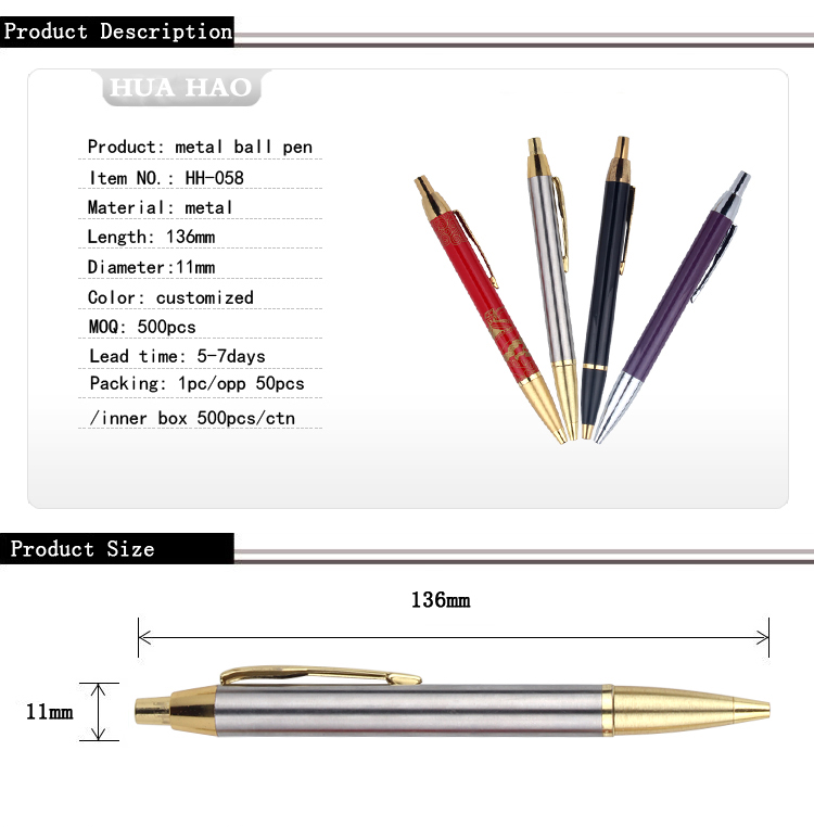 Metal Ballpoint pen Metal Ballpoint pen