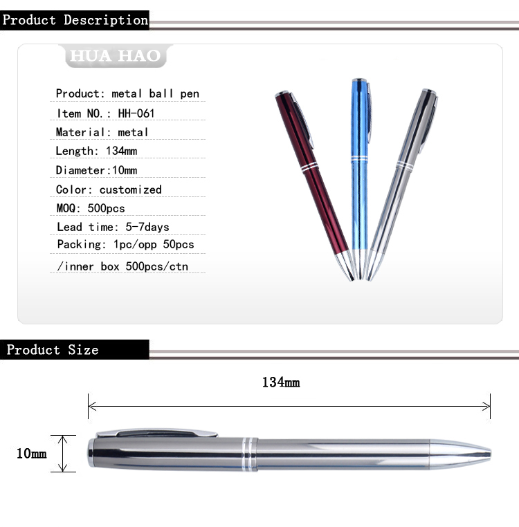 Metal Ballpoint pen Metal Ballpoint pen
