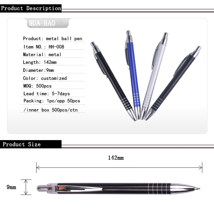 metal Ballpoint pen metal Ballpoint pen