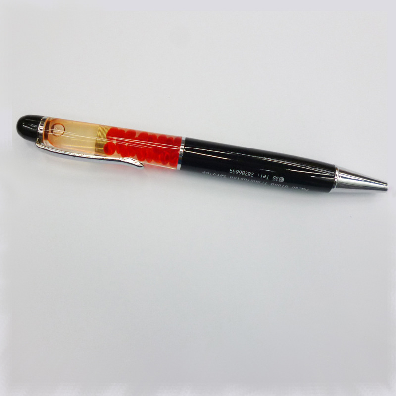 Metal Pens With Custom Floating Objects Metal Pens With Custom Floating Objects