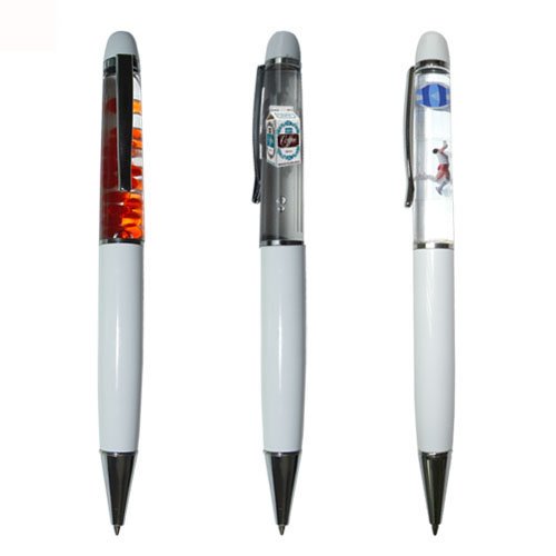 Metal Pens With Custom Floating Objects Metal Pens With Custom Floating Objects