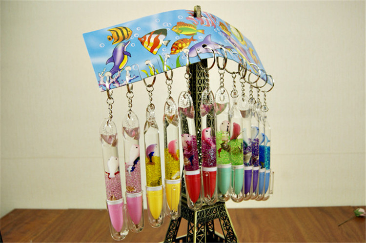 Key Ring Pen With Dolphin And Bling Beads Key Ring Pen With Dolphin And Bling Beads