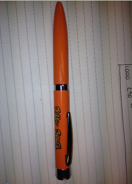 5 11/16" x 1/2" Aluminium alloy and ABS, 5mm LED Projection black pen 5 11/16" x 1/2" Aluminium alloy and ABS, 5mm LED Projection black pen