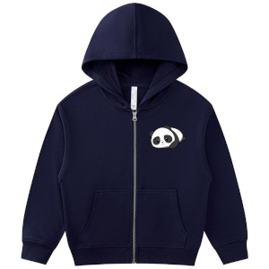 custom printed pure 100% cotton kids zip hoodie