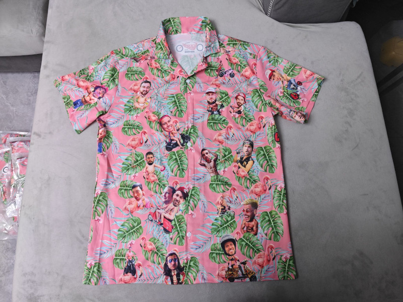 custom hawaiian shirt with face