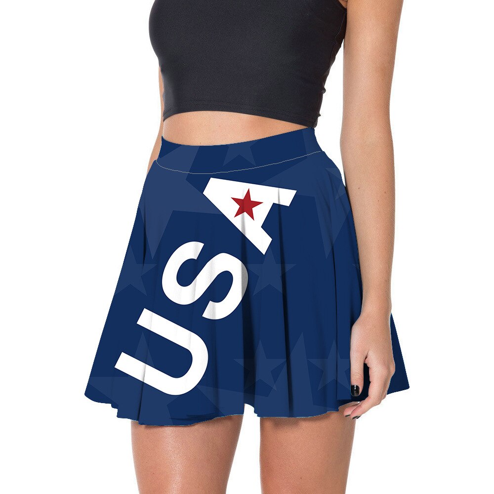 custom above the knee 3/4 circle short skirt all-over printing no minimum custom above the knee 3/4 circle short skirt all-over printing no minimum