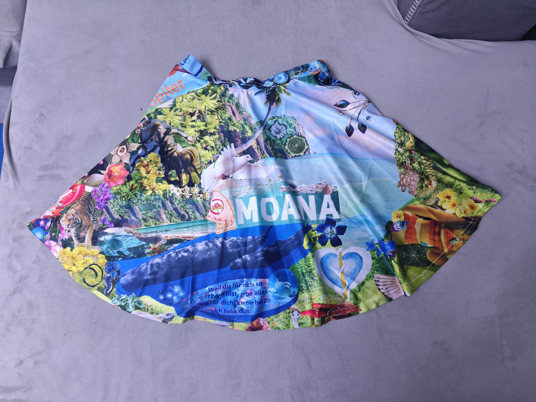 custom above the knee 3/4 circle short skirt all-over printing no minimum custom above the knee 3/4 circle short skirt all-over printing no minimum