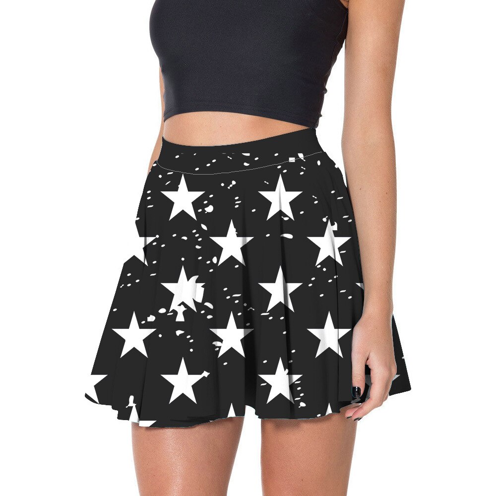 custom above the knee 3/4 circle short skirt all-over printing no minimum custom above the knee 3/4 circle short skirt all-over printing no minimum