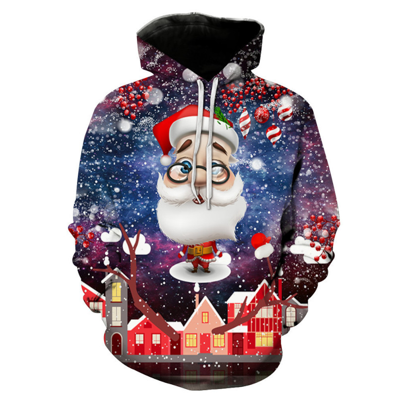 custom hoodies all-over printing no minimum design your own photo Christmas personalized