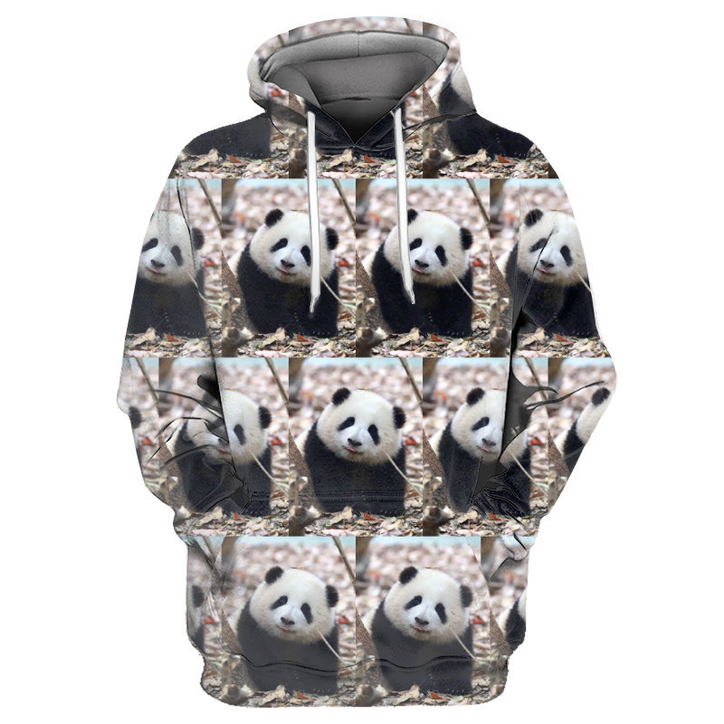 custom printed hoodie with picture panda girlfriend boyfriend pet dog cat