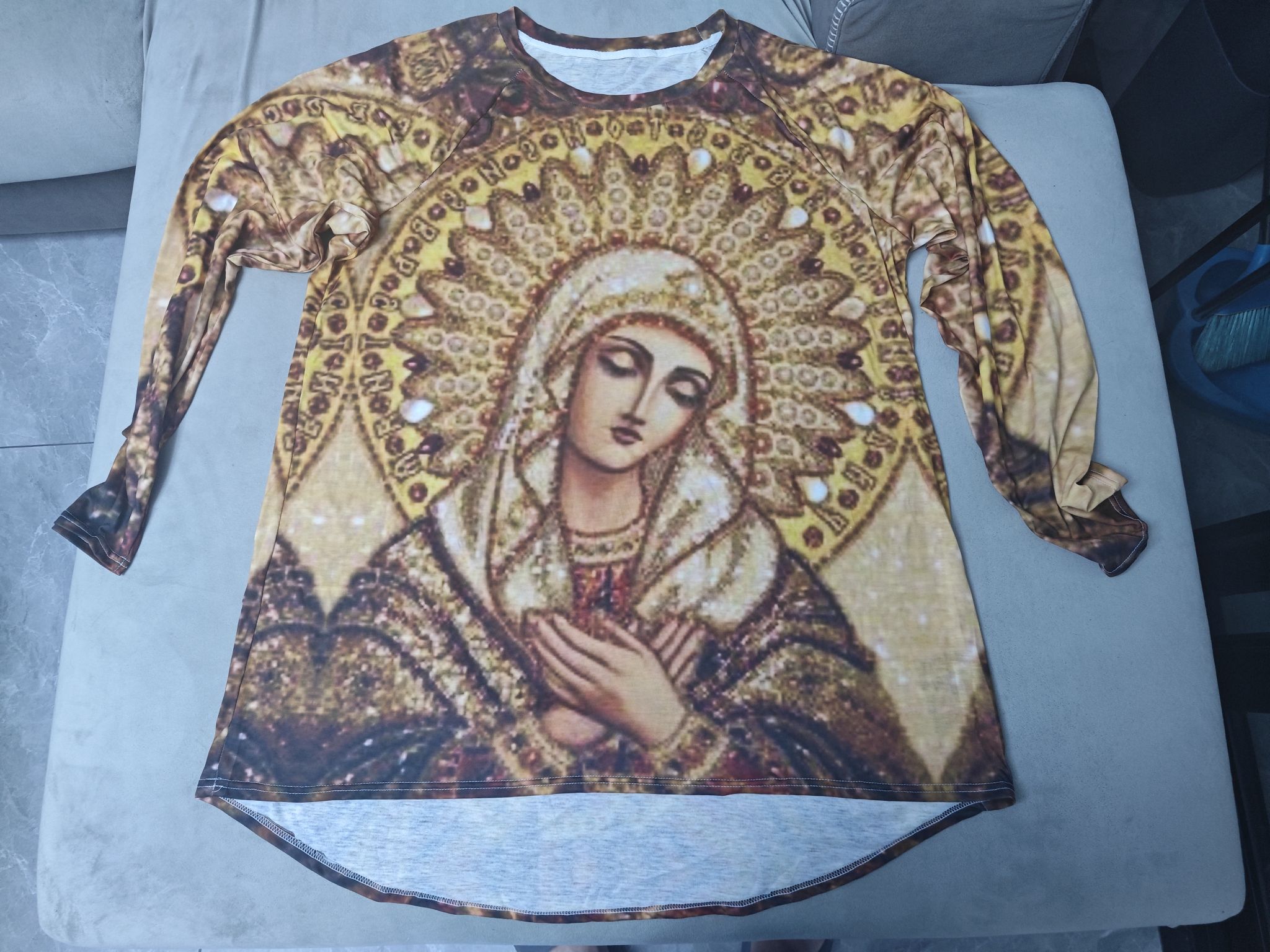 custom long sleeve tunic top crew neck pullover loose perosnalize printing no minimum custom long sleeve tunic top crew neck pullover loose perosnalize printing no minimum