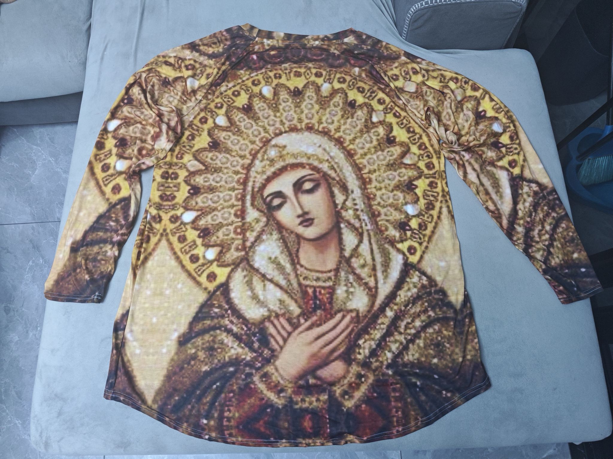 custom long sleeve tunic top crew neck pullover loose perosnalize printing no minimum custom long sleeve tunic top crew neck pullover loose perosnalize printing no minimum