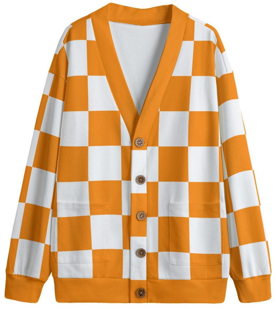 custom v-neck cardigan long sleeves button closure all-over printing no minimum custom v-neck cardigan long sleeves button closure all-over printing no minimum