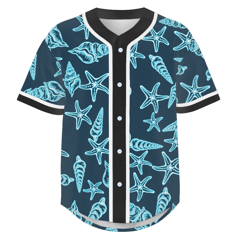 Custom Men's Baseball Jersey Shirt, All-Over Printing, No minimums