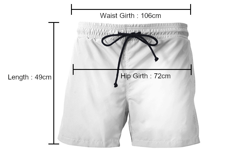 Custom Men's Board Shorts No Minimums Swin Trunks Side Pockets