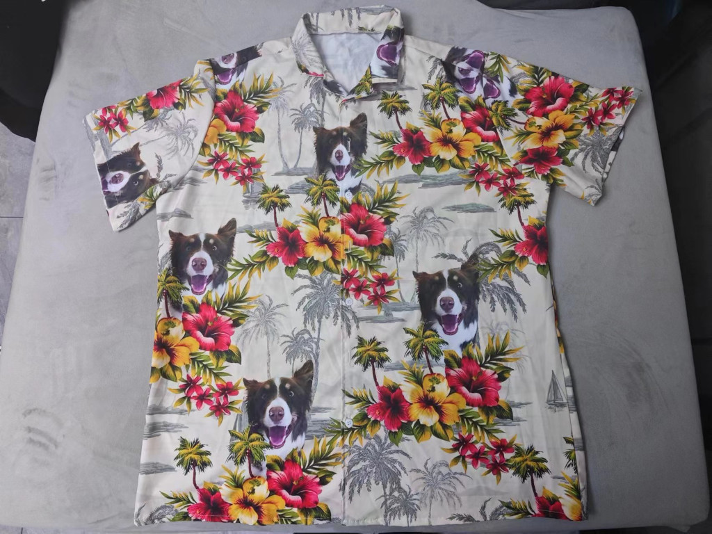 custom Cuban collar shirt all-over full color print no minimum design your own personalized men's custom Cuban collar shirt all-over full color print no minimum design your own personalized men's