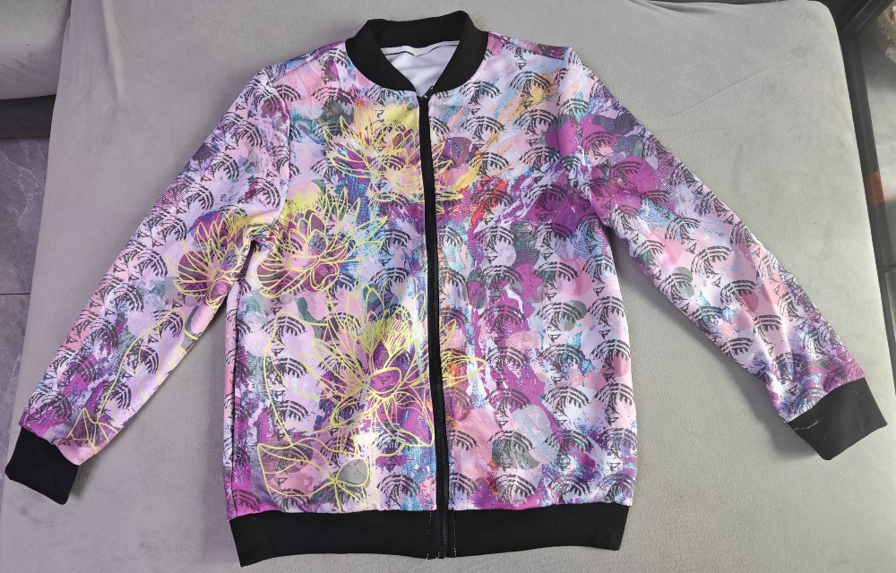 custom jacket all-over printing no minimum design your own logo picture personalized zip up