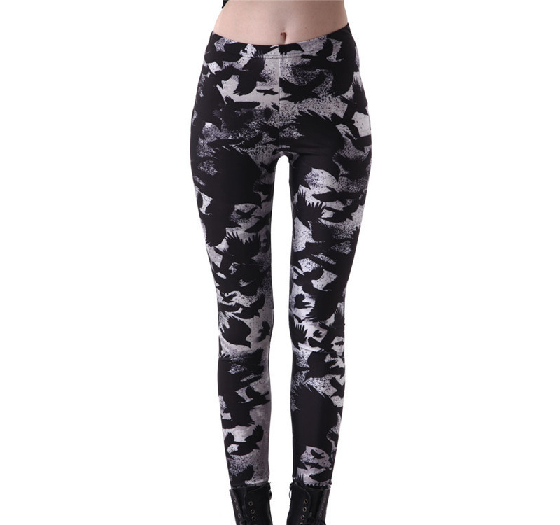 custom ankle length 7/8 leggings all-over printing no minimum design your own personalized yoga pants