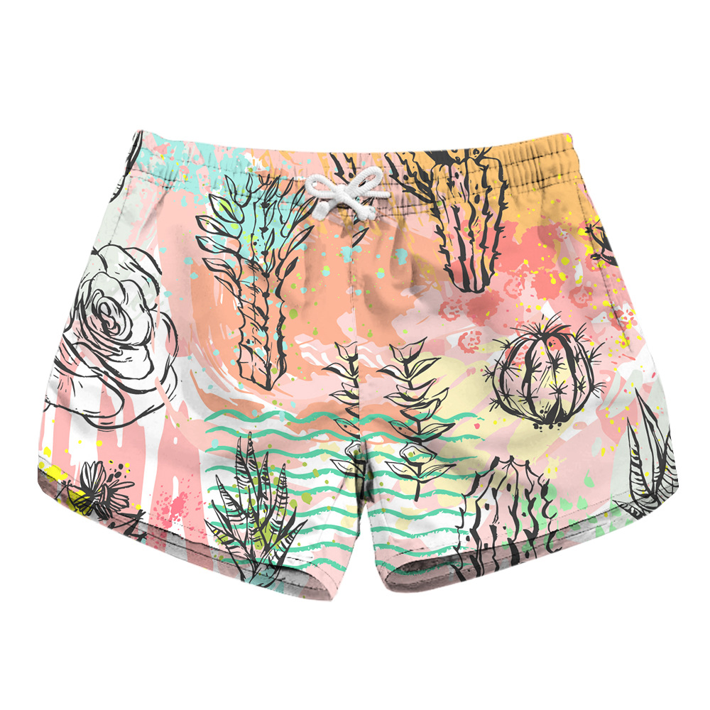 custom womens beach shorts board coverup ladies girls personalized printing custom womens beach shorts board coverup ladies girls personalized printing