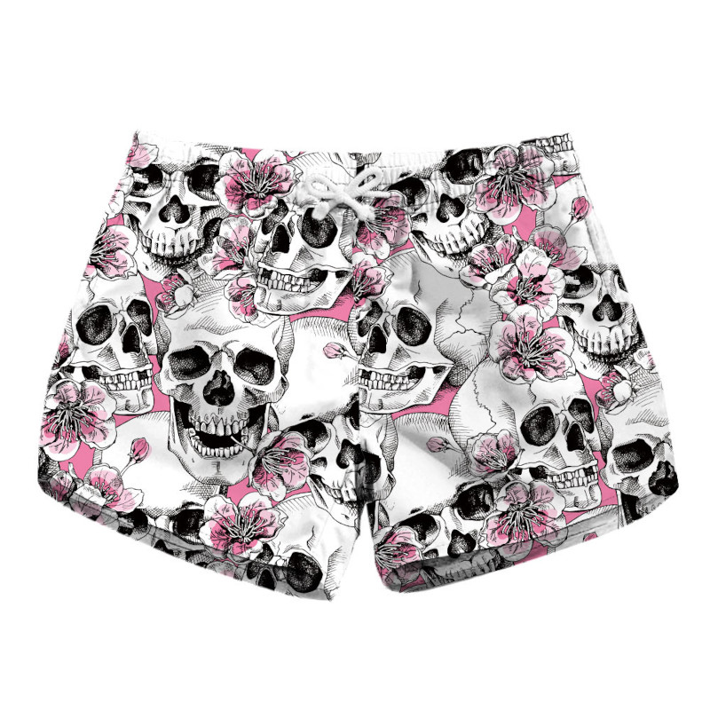 custom womens beach shorts board coverup ladies girls personalized printing skull custom womens beach shorts board coverup ladies girls personalized printing skull