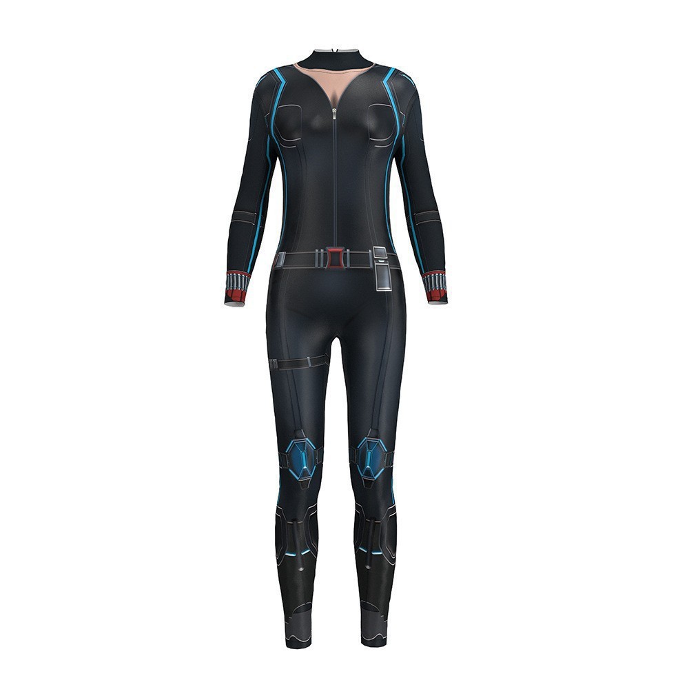 women's full bodysuit custom all over printing no minimum design your own cosplay costumes Black Widow women's full bodysuit custom all over printing no minimum design your own cosplay costumes Black Widow