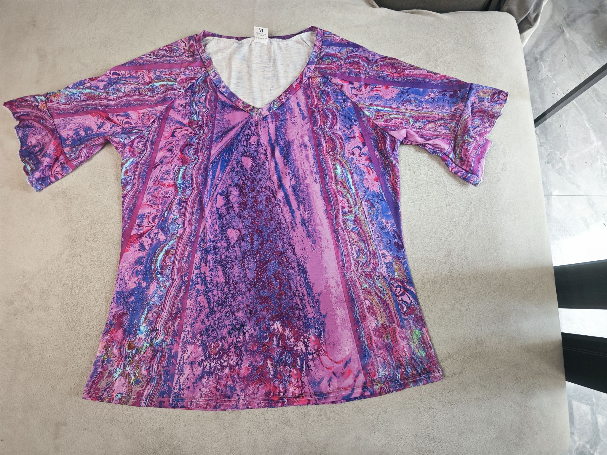 custom women's t-shirt ruffle short sleeve v-neck personalized printing create your own no minimum custom women's t-shirt ruffle short sleeve v-neck personalized printing create your own no minimum