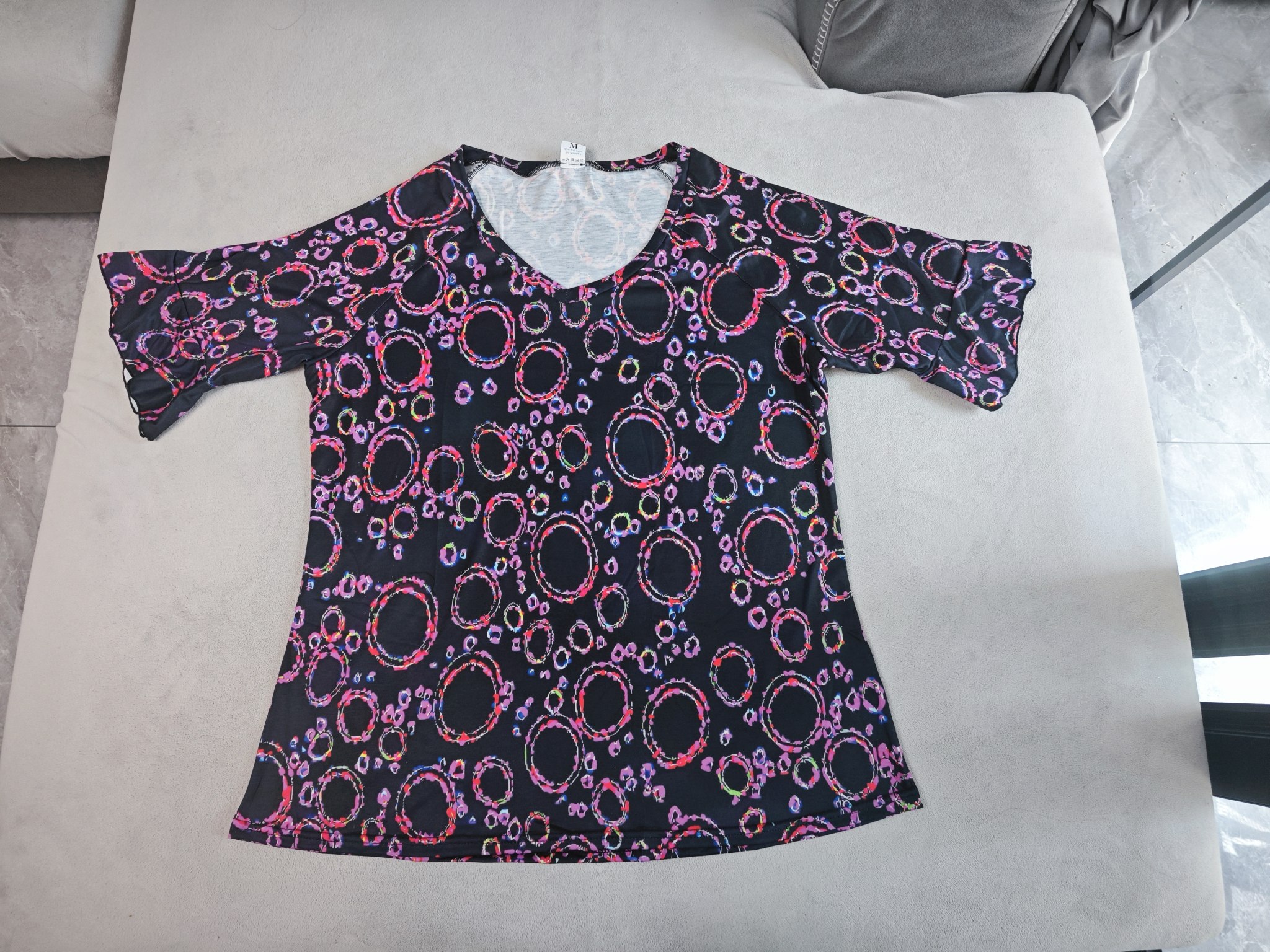 custom women's t-shirt ruffle short sleeve v-neck personalized printing create your own no minimum custom women's t-shirt ruffle short sleeve v-neck personalized printing create your own no minimum
