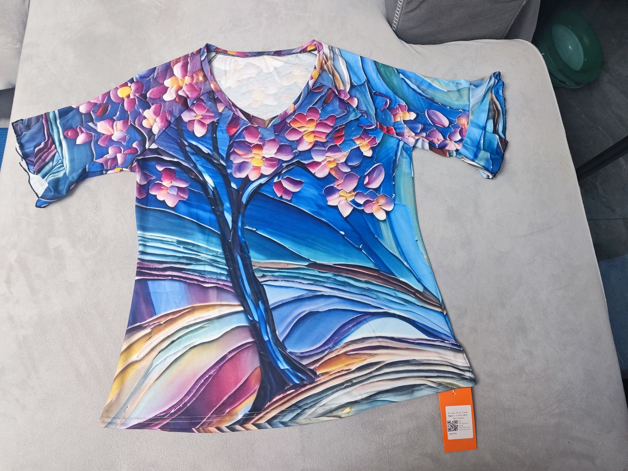 custom women's t-shirt ruffle short sleeve v-neck personalized printing create your own no minimum custom women's t-shirt ruffle short sleeve v-neck personalized printing create your own no minimum